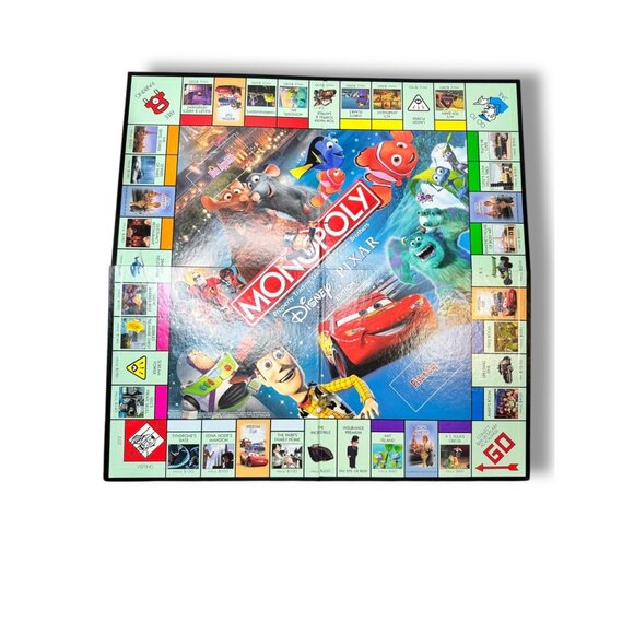Monopoly Disney Pixar Edition Board Game Complete Parker Brothers - Picture 4 of 10